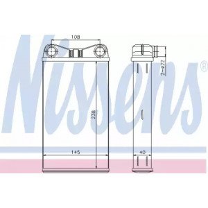 Радиатор печки AS07307570 на AUDI A4 (B6) 2001-2004