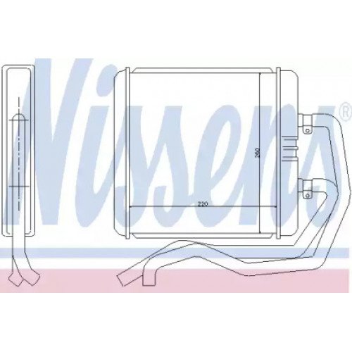 Радиатор печки AS00060125 на IVECO DAILY 2000-2006