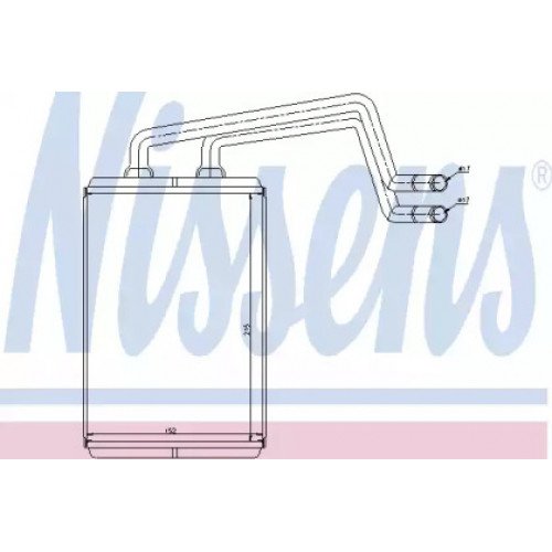 Радиатор печки AS07319837 на HYUNDAI COUPE 2006-2009