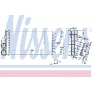 Радіатор печі AS07311264 на PEUGEOT 307 2005-2007