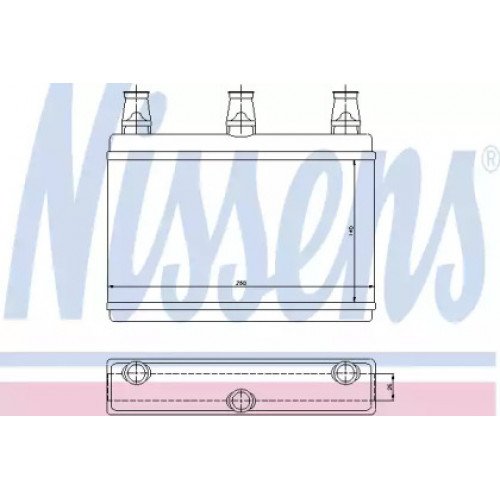 Радиатор печки AS00054773 на BMW 5 (E60/E61) 2003-2010