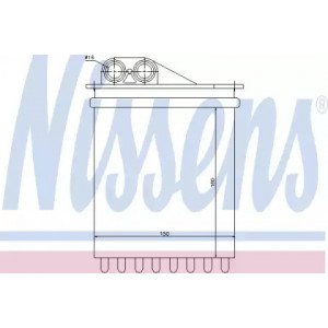 Радіатор печі AS07301382 на MERCEDES SPRINTER 2006-2013