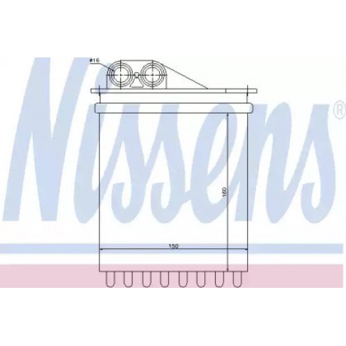 Радиатор печки AS07301382 на MERCEDES SPRINTER 2006-2013