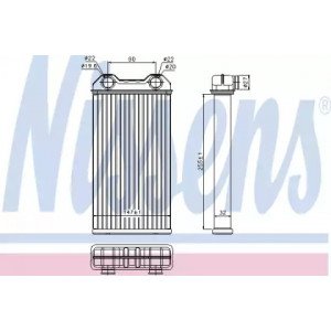 Радіатор печі AS00053885 на RENAULT TRAFIC 2002-2007