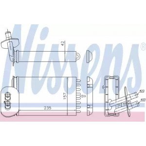Радиатор печки AS07318478 на VOLKSWAGEN T4 1990-2003