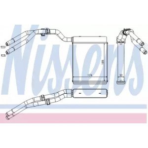 Радиатор печки AS00054508 на FORD S-MAX 2006-2014
