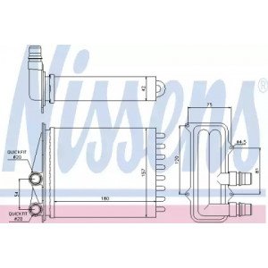 Радіатор печі (задній) AS07315151 на RENAULT TRAFIC 2002-2007