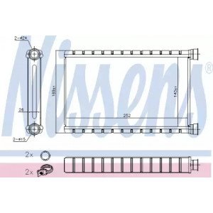 Радіатор печі AS07325864 на BMW X1 (E84) 2009-2012