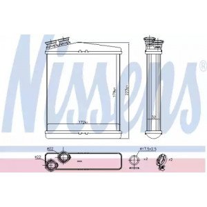 Радіатор печі AS07313362 на VOLVO XC60 2008-2016