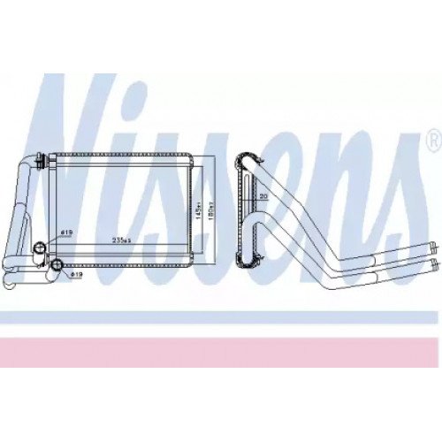 Радиатор печки AS00054320 на KIA SPORTAGE (SL) 2010-2015