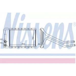 Радіатор печі AS00060132 на HYUNDAI SANTA FE III 2012-2016