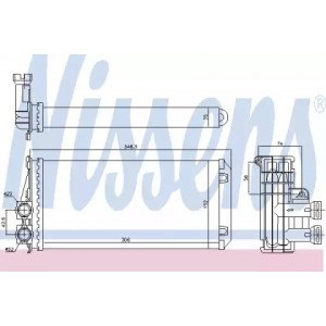 Радиатор печки AS00059901 на PEUGEOT 3008 2009-2013