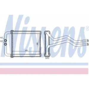 Радиатор печки AS00054410 на HYUNDAI SANTA FE II 2006-2009