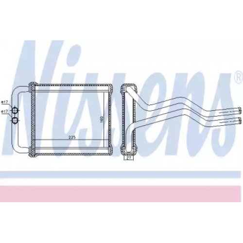 Радиатор печки AS00054410 на HYUNDAI SANTA FE II 2006-2009