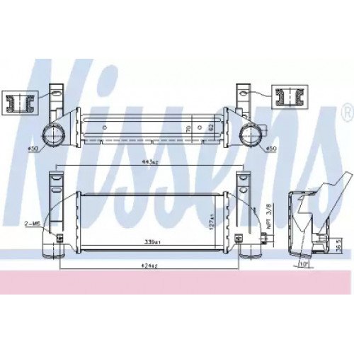 Інтеркулер AS00054565 на FORD TRANSIT CONNECT / TOURNEO 2002-2009