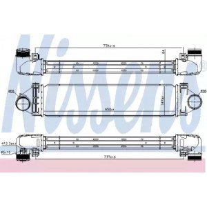 Інтеркулер AS07336525 на FORD MONDEO 2010-2014
