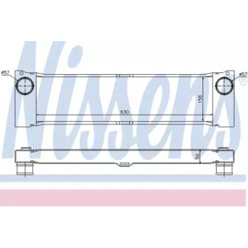 Интеркулер AS07323374 на MERCEDES VITO / VIANO (W639) 2003-2010