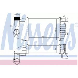 Интеркулер AS07335815 на OPEL ASTRA H 2003-2014