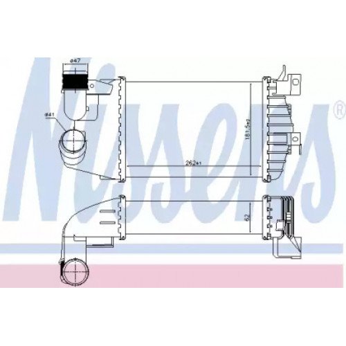 Интеркулер AS07335815 на OPEL ASTRA H 2003-2014