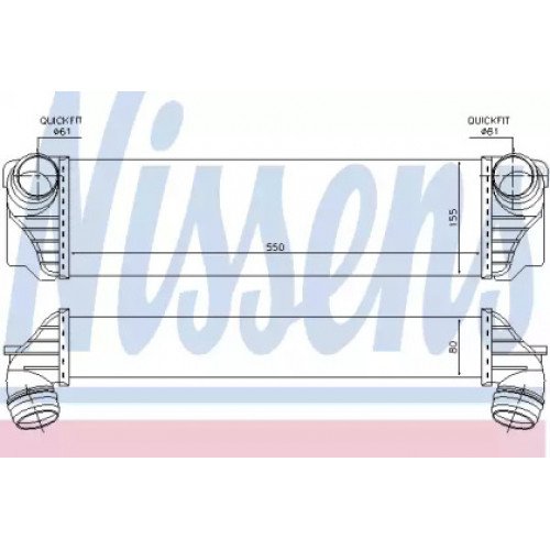 Інтеркулер AS00054769 на BMW 7 (F01) 2008-2015