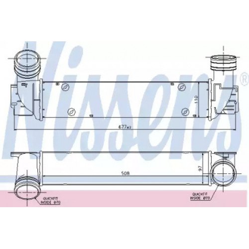 Інтеркулер AS00054929 на BMW 3 (E90/E91) 2008-2011