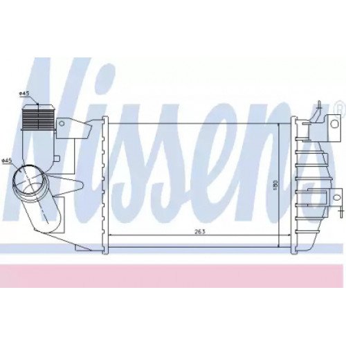 Интеркулер AS07323797 на OPEL ASTRA H 2003-2014