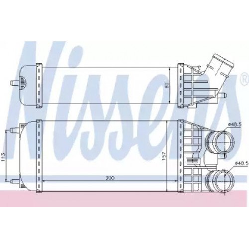 Інтеркулер AS00054017 на PEUGEOT 301 2013-2017