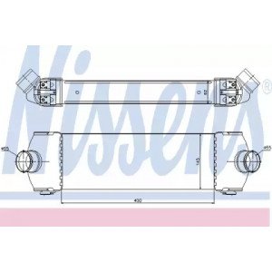 Інтеркулер AS00054555 на FORD TRANSIT 2006-2013