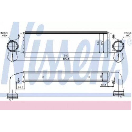 Інтеркулер AS07328604 на BMW 3 (E46) 2001-2005