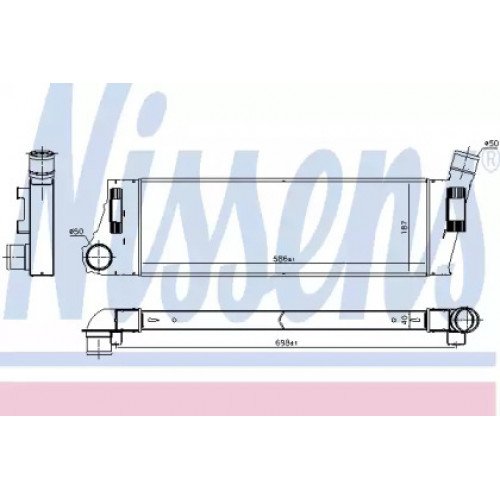 Интеркулер AS00059852 на RENAULT SCENIC / GRAND SCENIC 2003-2008