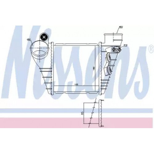 Інтеркулер AS00053731 на SKODA OCTAVIA (1U2/1U5) 2000-2010