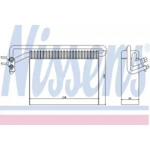 Випарник кондиціонера AS00054821 на BMW X3 (E83) 2003-2010