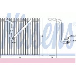 Испаритель кондиционера AS00053607 на VOLKSWAGEN GOLF VI 2009-2012