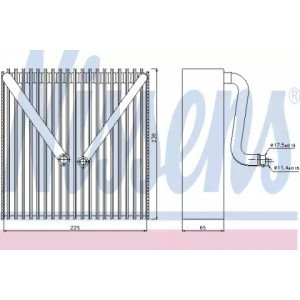 Випарник кондиціонера AS00053692 на SKODA FABIA 2010-2014