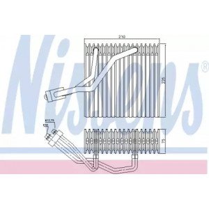Випарник кондиціонера AS07299381 на SEAT TOLEDO 1996-1999