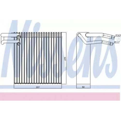 Испаритель кондиционера AS00054141 на NISSAN MICRA (K12) 2003-2010