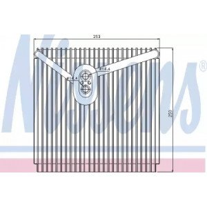 Випарник кондиціонера AS00054620 на HYUNDAI ACCENT III 2006-2010