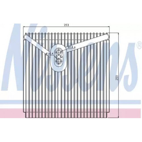 Испаритель кондиционера AS00054620 на HYUNDAI ACCENT III 2006-2010