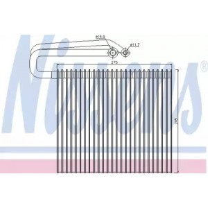 Испаритель кондиционера AS00054037 на OPEL VECTRA C 2002-2005