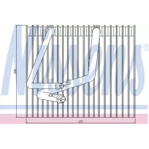 Испаритель кондиционера AS00053873 на RENAULT MEGANE (I) 1995-2002