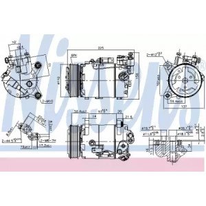 Компресор кондиціонера AS00054760 на BMW 5 (F10/F11) 2010-2013