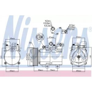 Компресор кондиціонера AS00054434 на HYUNDAI H-1 / H200 1997-2005