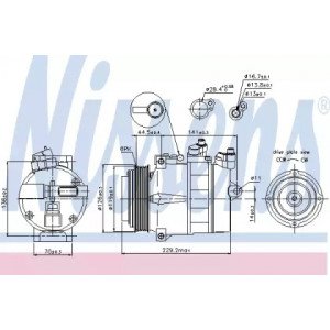 Компрессор кондиционера AS07305978 на MERCEDES 163 (ML-CLASS) SUV 1997-2005