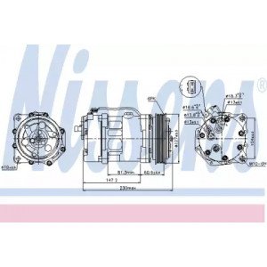 Компрессор кондиционера AS00059726 на VOLKSWAGEN T4 1990-2003