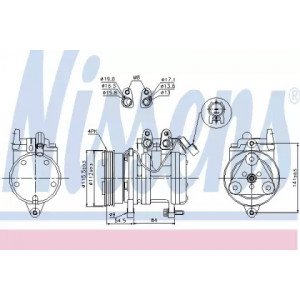 Компрессор кондиционера AS07301372 на HYUNDAI GETZ 2006-2011