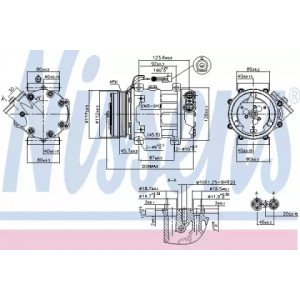Компресор кондиціонера AS07317210 на FIAT DUCATO 2006-2014