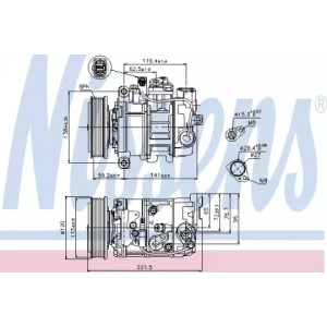 Компрессор кондиционера AS00060298 на AUDI A4 (B7) 2005-2008