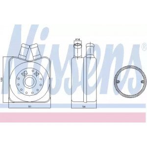 Масляний радіатор двигуна AS00053639 на AUDI A3 / S3 2003-2012