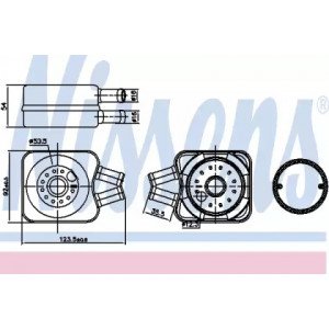 Масляний радіатор двигуна AS07301332 на VOLKSWAGEN POLO III 1994-2001