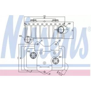 Масляный радиатор двигателя AS00059988 на MERCEDES 202 (C-CLASS) 1993-2000